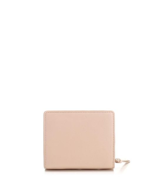 Chloé Pink "Sense" Compact Wallet