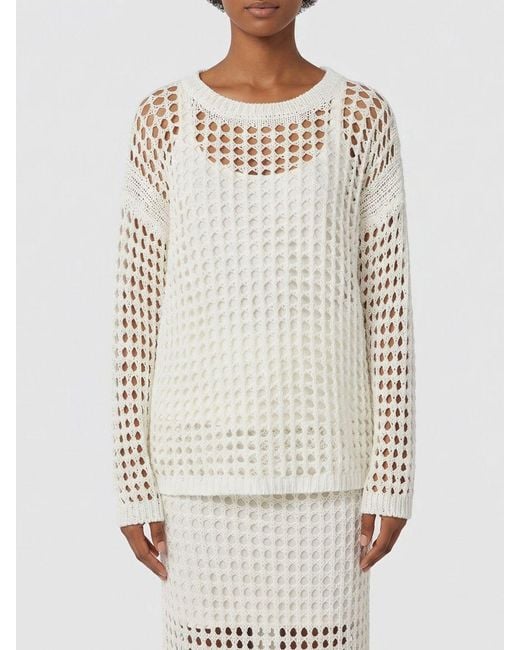 Max Mara White Sweater