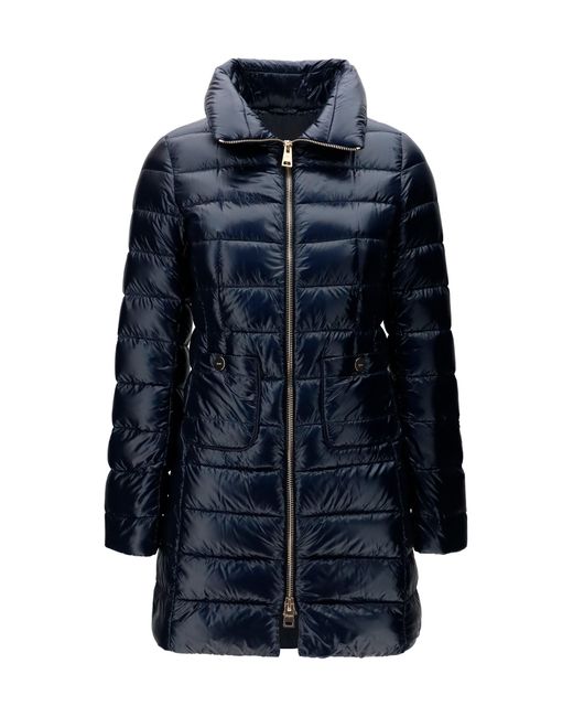 Herno Blue Down Jacket Maria