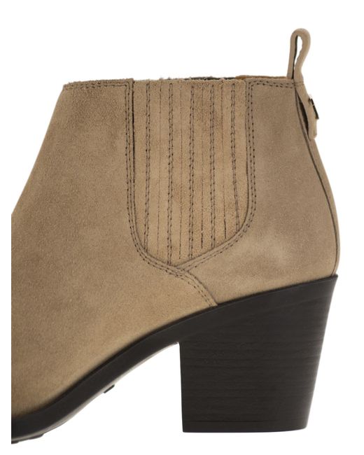 Tod's Brown Suede Boot