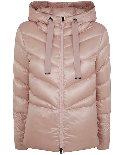 Herno Pink Short Down Jacket