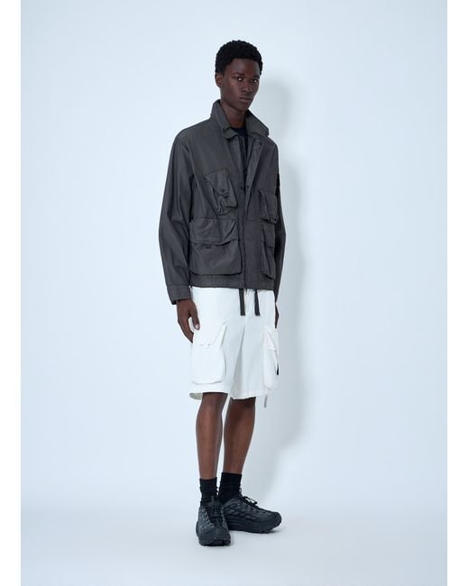 Stone Island Black Technical Ripstop Field Jacket for men