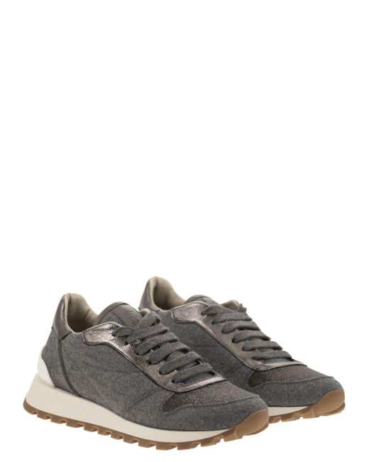 Brunello Cucinelli Gray Runners