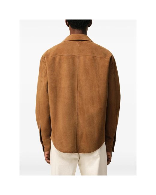 AMI Brown Jackets for men