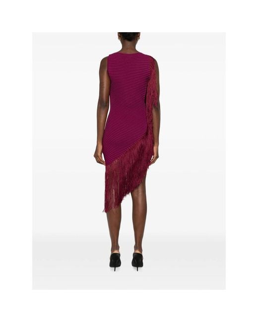 Alaïa Purple Alaïa Dresses