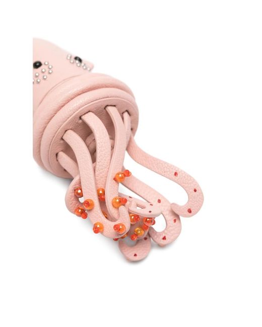 Anya Hindmarch Pink Keyrings & Chains