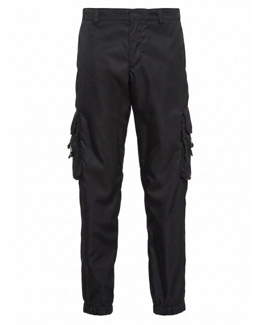 Prada Black Re-Nylon Pants for men