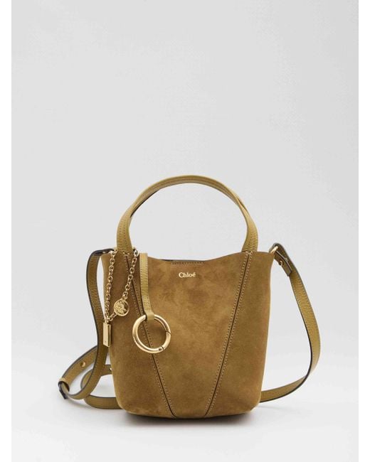Chloé Metallic Small Chloã Spin Tote Bag