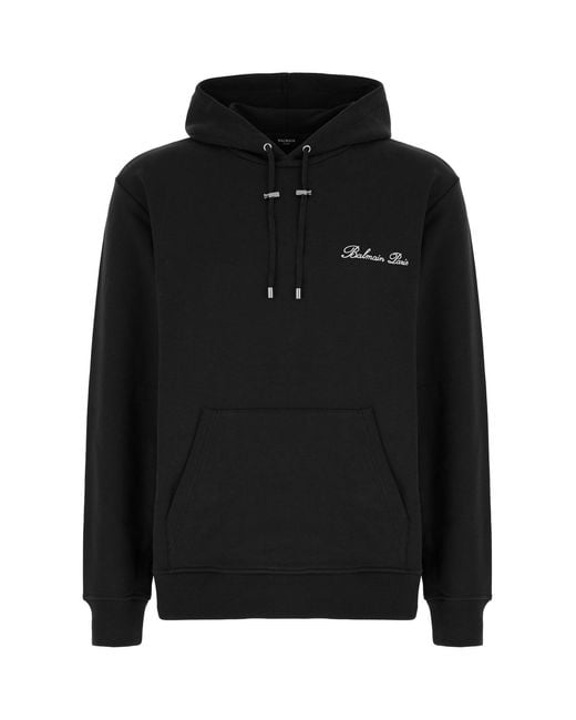 Balmain Men's Black Clothing Sweatshirts