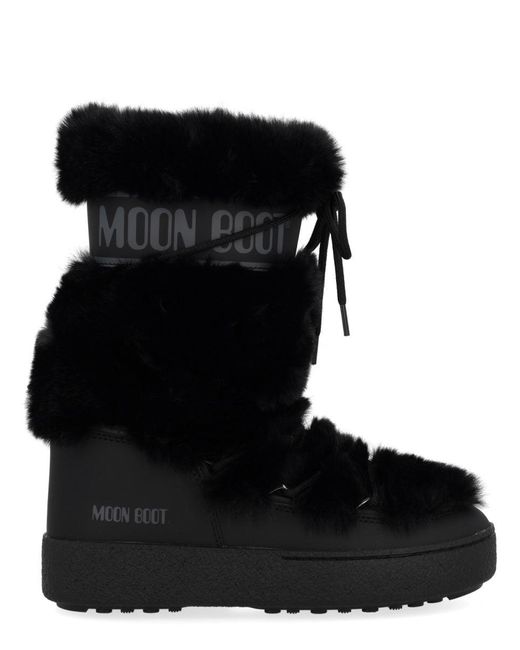 Moon Boot Black Moon Boot Unisex for men