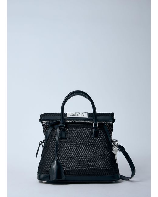 Maison Margiela Blue Mini 5Ac Classique Shoulder Bag