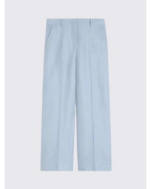 Weekend by Maxmara Blue Pants Gnawed for men