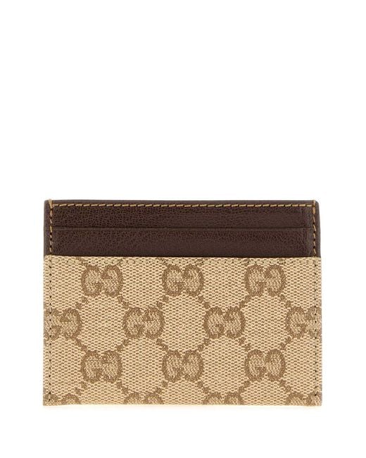 Gucci Brown Int 463 Card Case for men