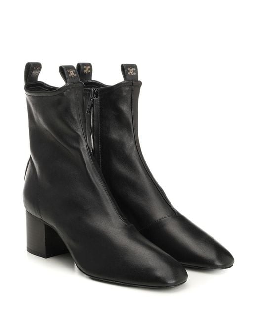 Céline Black Cheri Zip Ankle Boot