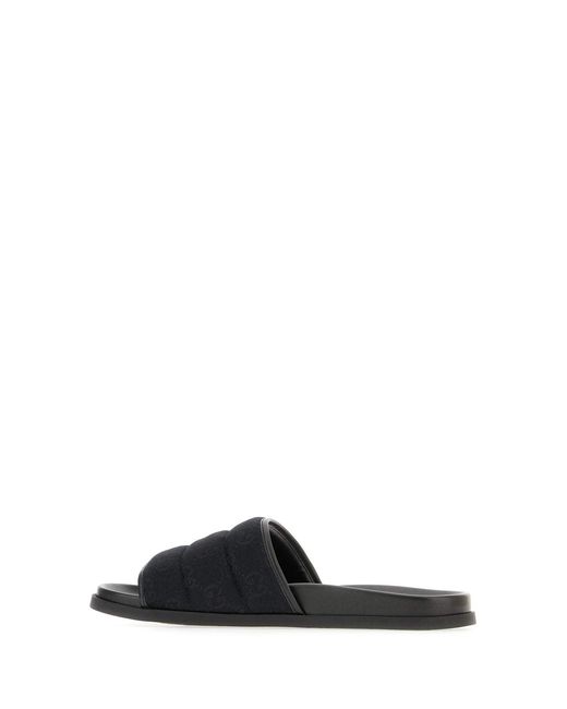 Gucci Black Shoes Slippers for men