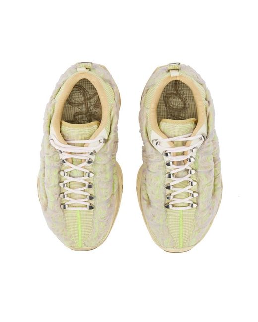 Acne White Thick Sole Sneakers for men