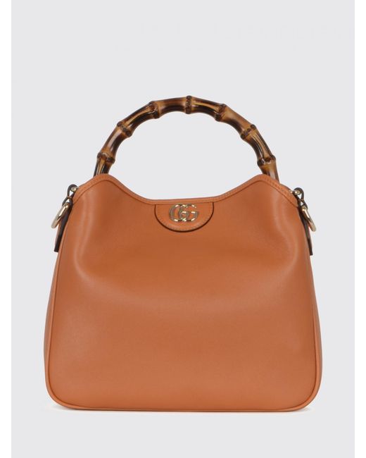 Gucci Brown Diana Leather Bag