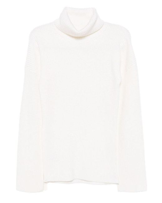 Totême White Wool Jersey