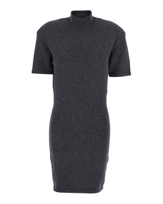 Jacquemus Black La Robe Maille Castagna