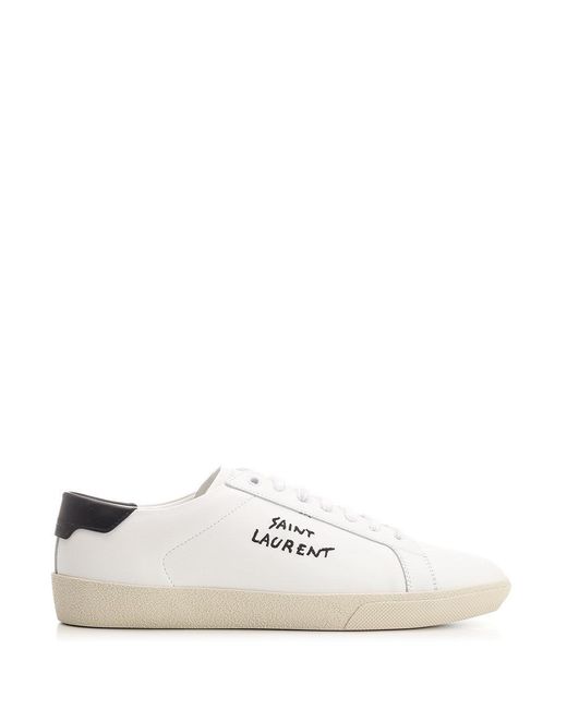 Saint Laurent White "Court Sl/06" Sneakers for men