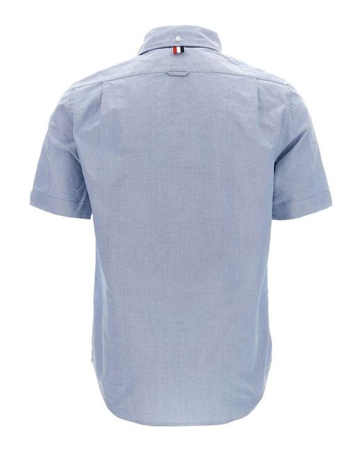Thom Browne Blue Button Down' Shirt for men