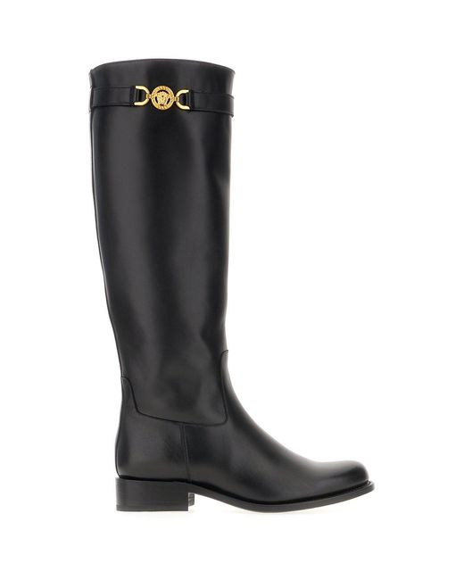 Versace Black Shoes Boots