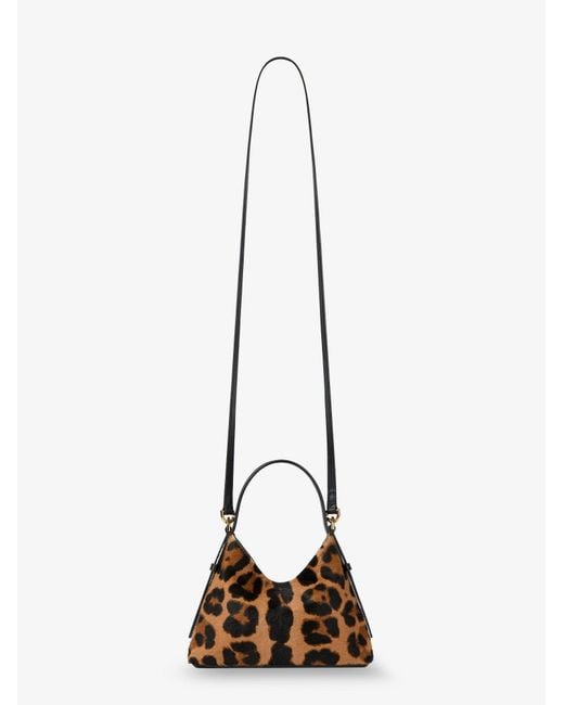 Givenchy Brown Voyou Nano Bag Pony Skin Crossbody Bag With Animal Print