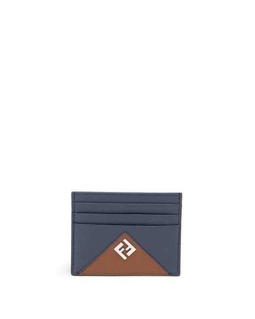 Fendi Blue Card Case for men