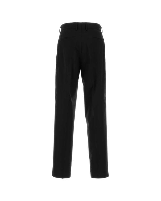 Fendi Black Wool Pant for men
