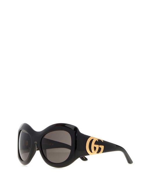 Gucci Black Acetate Sunglasses
