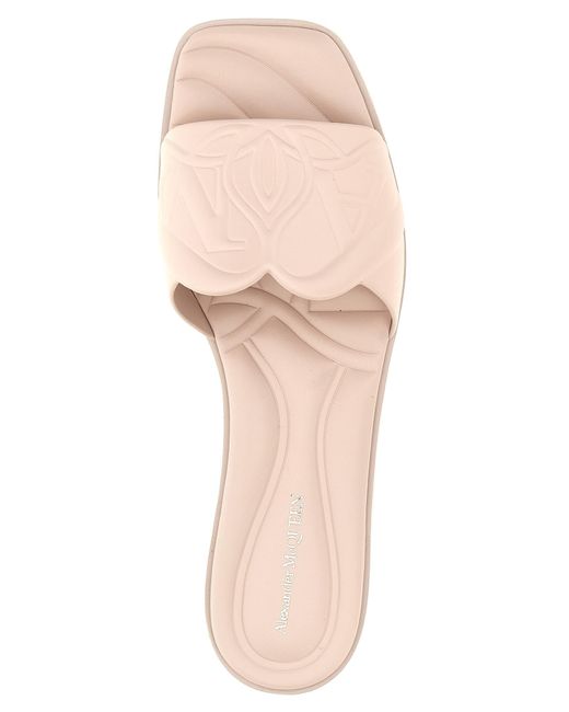 McQueen Pink Mcqueen 'Seal' Sandals