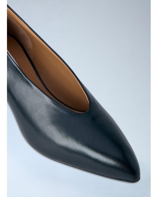 Jil Sander Blue Arc Pumps