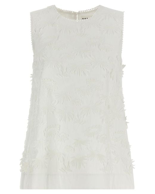 P.A.R.O.S.H. White P. A.R. O.S. H. Cotton Blouse