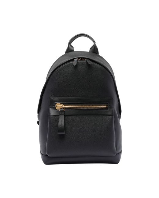 Tom Ford Black Buckley Backpack for men