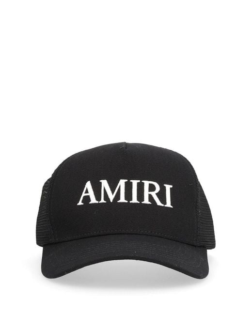 Amiri Black Logo Cap for men