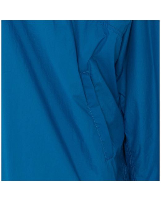 Loewe Blue Anorak Jacket With Mini Logo And Technical Shell for men