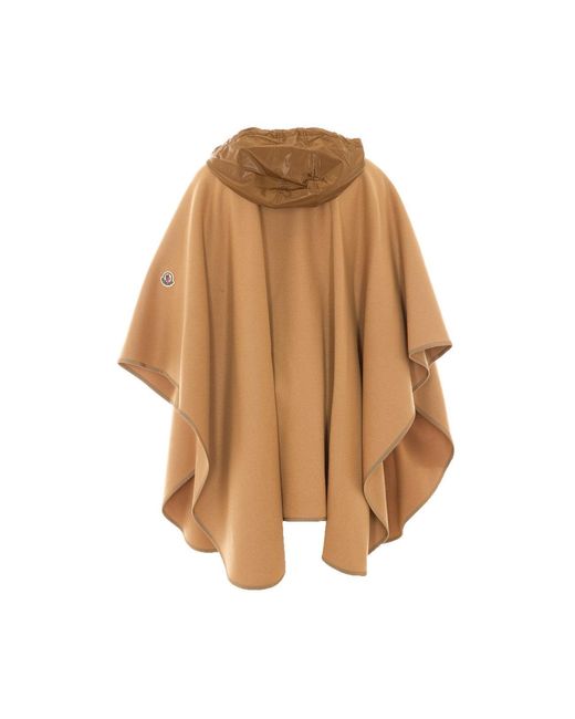 Moncler Natural Logo Padded Cape