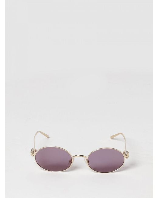 Cartier Pink Ct0644S Metal Sunglasses