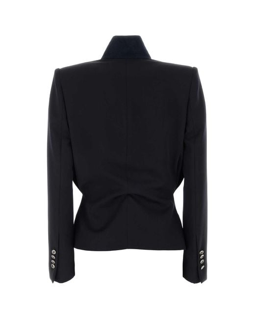 McQueen Blue Wool Blazer
