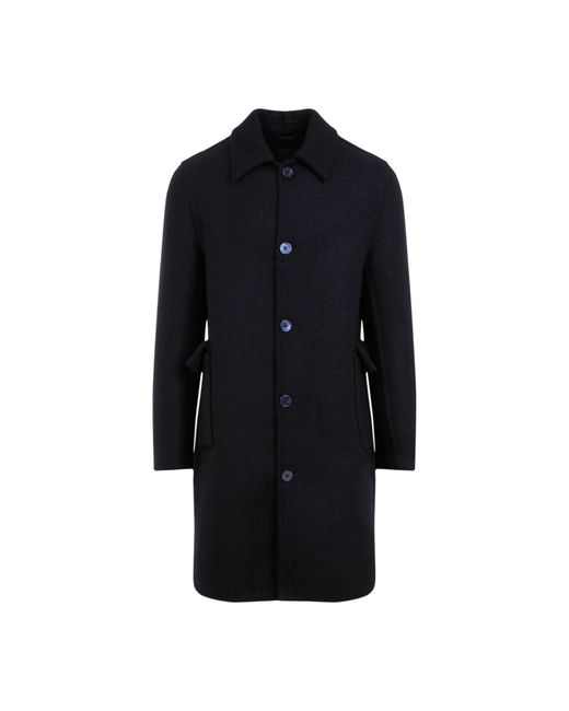 Givenchy Black Virgin Wool Coat for men