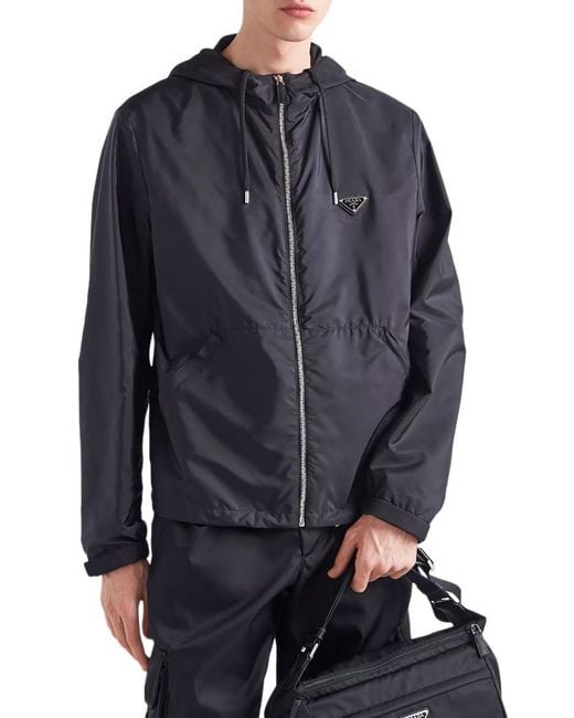Prada Black Re-Nylon Jacket for men