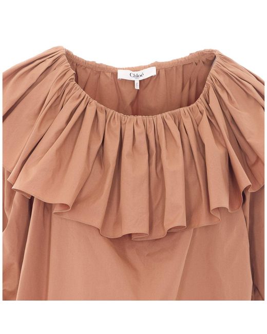 Chloé Orange H101 Top