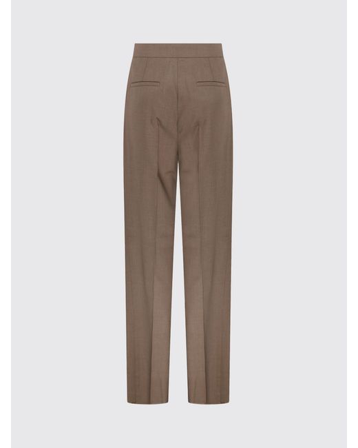 Max Mara Natural Virgin Wool Formal Trousers
