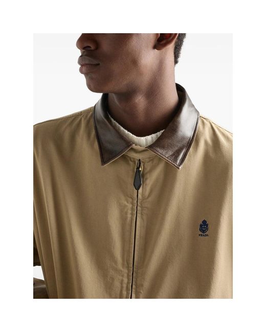 Prada Natural Neutrals Jackets for men