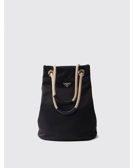 Prada Black Re-Nylon Tote Bag for men