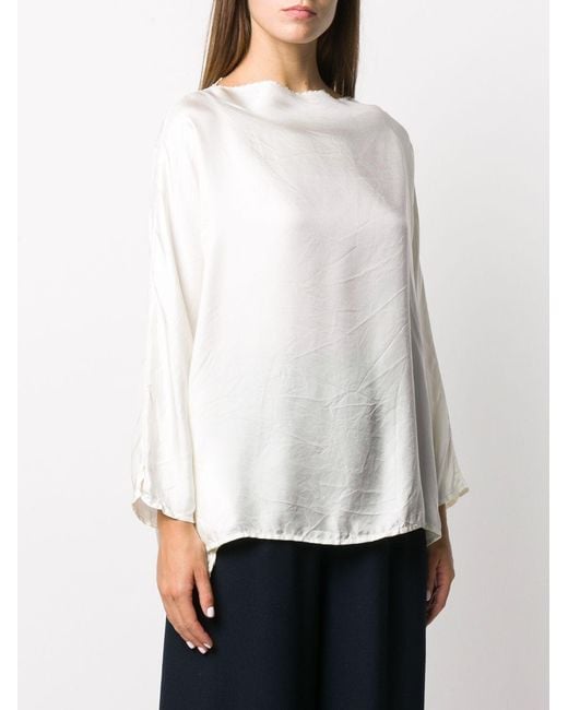 Daniela Gregis White Silk Blouse