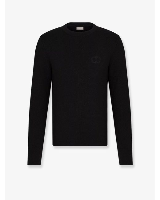 Dior Black Virgin Wool Sweater for men