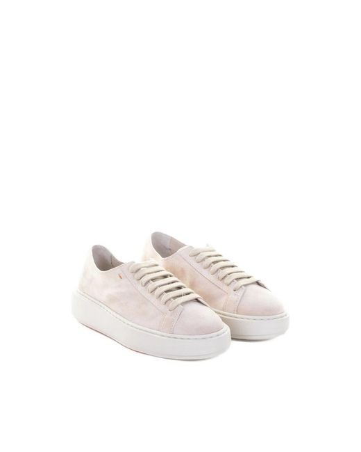 Santoni Pink Trainers