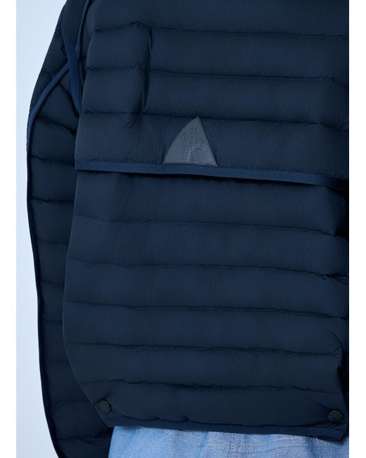 Moncler Blue Madulain Down Jacket