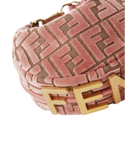 Fendi Pink Graphy Mini Hobo